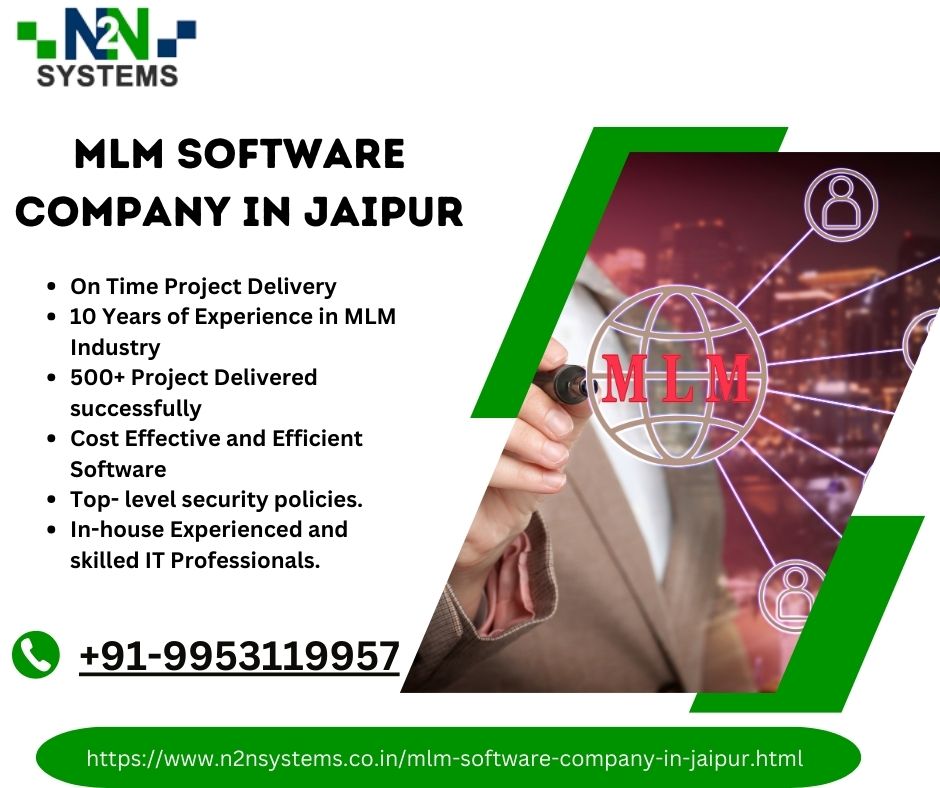 MLM Software Company in Jaipur: Why It’s Important, How It Works, and Its Processes