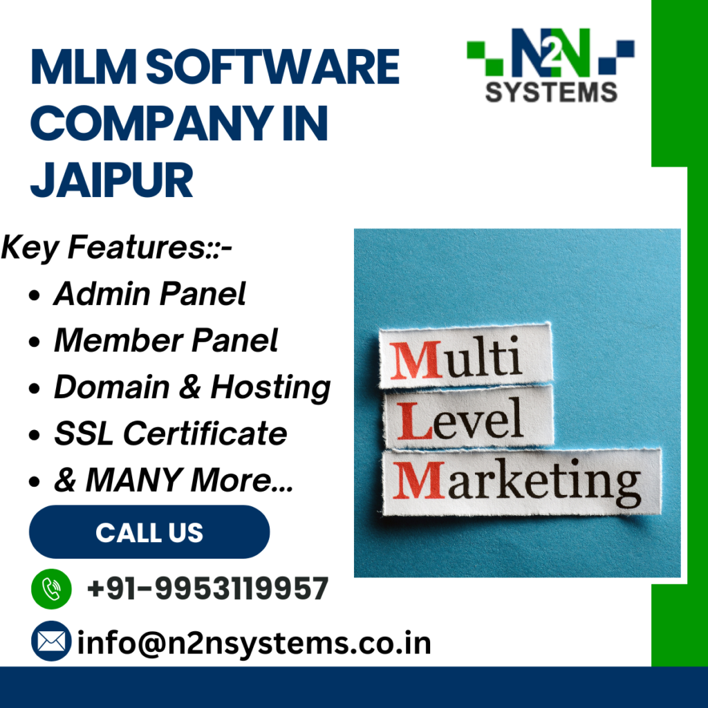 MLM Software Company in Jaipur: Transforming Network Marketing