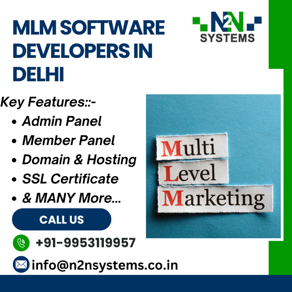 MLM Software Developers Company in Delhi