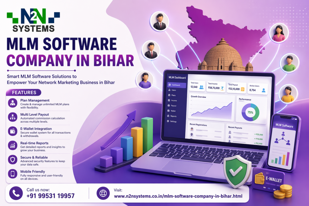 MLM Software Company in Bihar – Complete Guide to MLM Software Development in Bihar