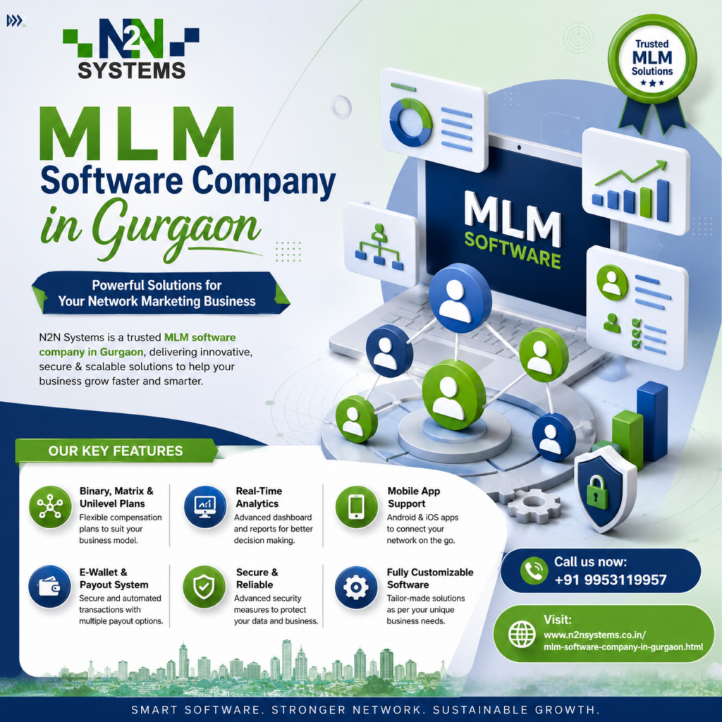 MLM Software Company in Gurgaon – Reliable & Custom MLM Solutions for Your Business